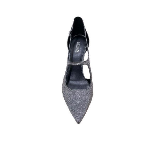 🌟NEW🌟 Michael Kors Glitter Silver Pump - Picture 2 of 5